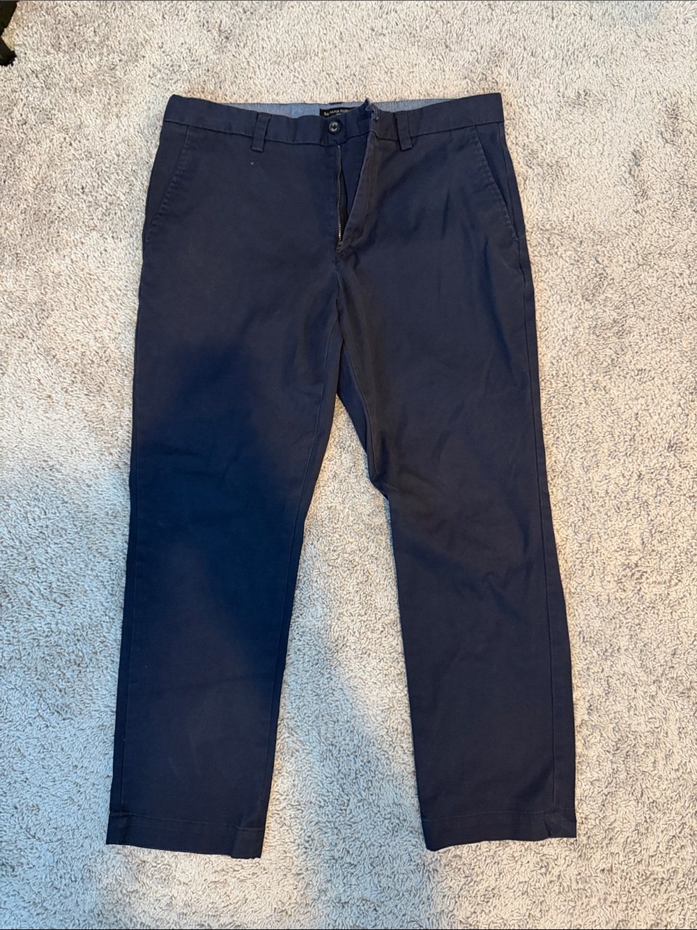 Banana Republic Navy Blue Chino Pants